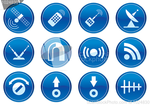 Image of Gadget icons set.