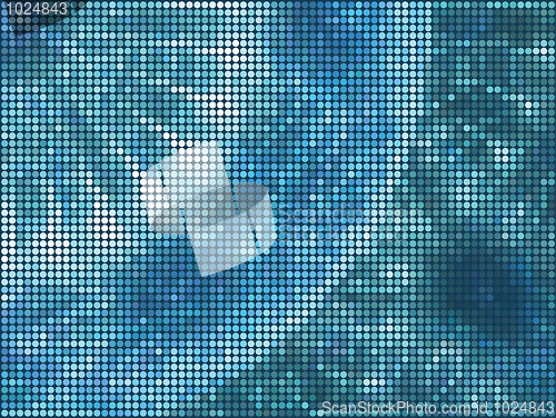 Image of Abstract blue tiles background.