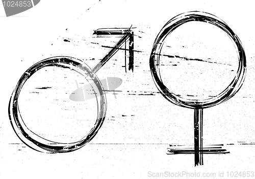 Image of Male and  female symbols.