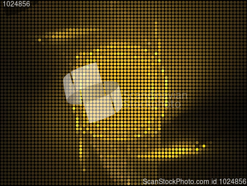 Image of Abstract yellow tiles background.