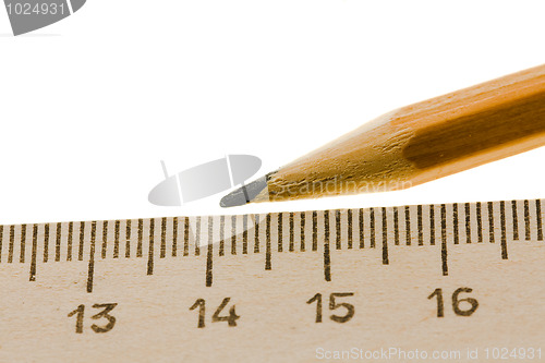 Image of Ruler and pencil