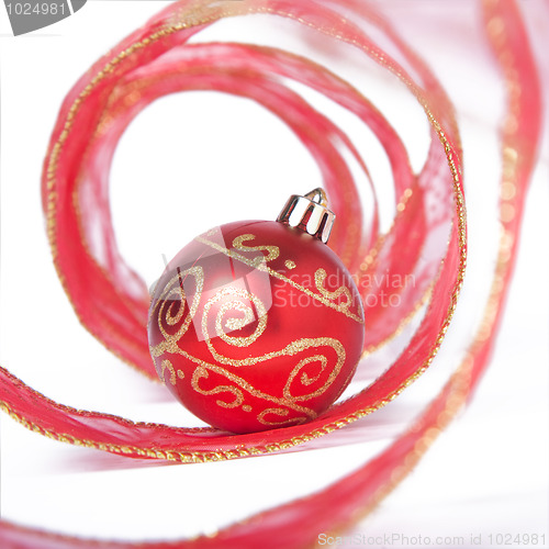 Image of Red Bauble still life