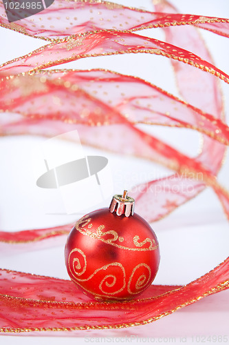 Image of Red Bauble still life