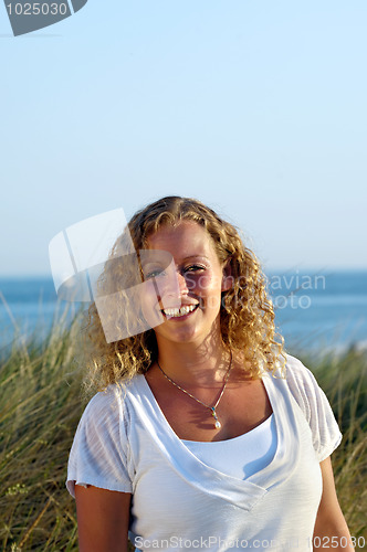 Image of Young woman smiling