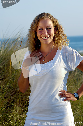 Image of Young woman smiling