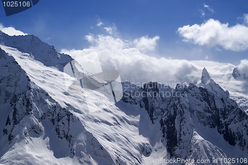 Image of Mountains. Caucasus, Dombai.