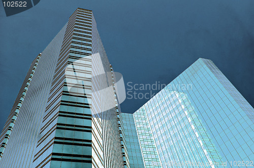 Image of Blue Bangkok towers