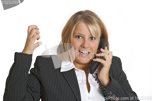 Image of Woman with stress in the office