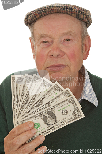 Image of Grandpa with Dollars