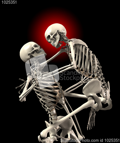 Image of Skeletons Attacking Each Other 