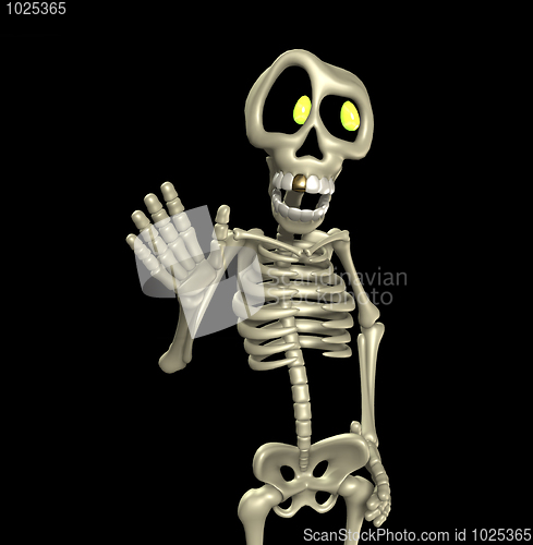 Image of Cartoon Skeleton