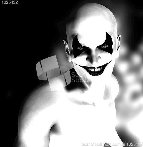 Image of Evil Grinning Clown