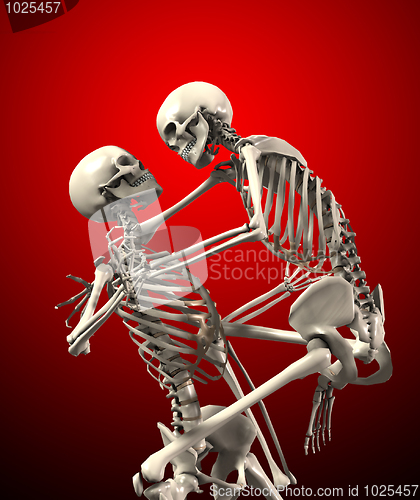 Image of Skeletons Attacking Each Other 