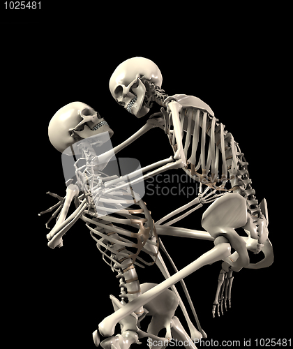 Image of Skeletons Attacking Each Other 