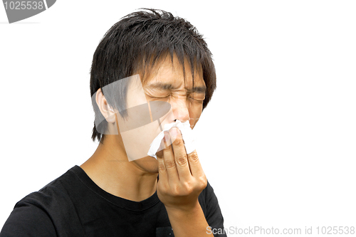 Image of sneeze man