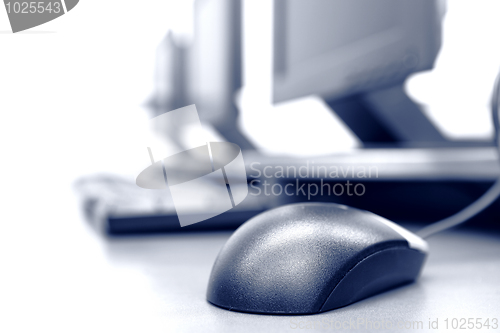 Image of workplace room with computers