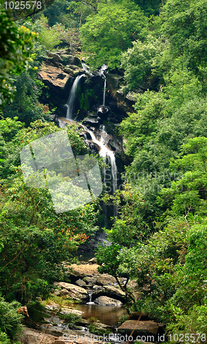 Image of waterfall in forest