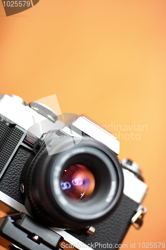 Image of old camera with copyspace in shallow dof 