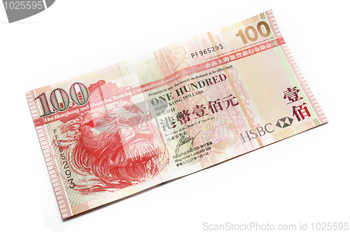 Image of one hundred Hong Kong dollar note