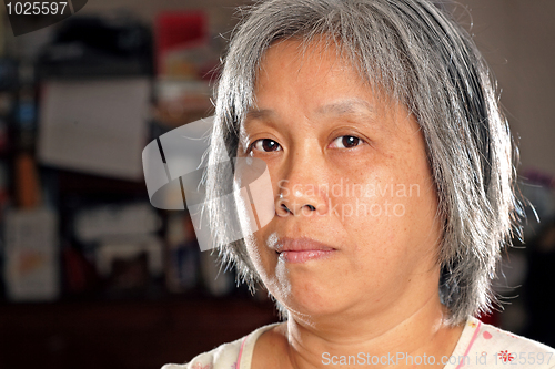 Image of middleage chinese woman