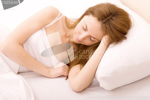 Image of sleeping woman