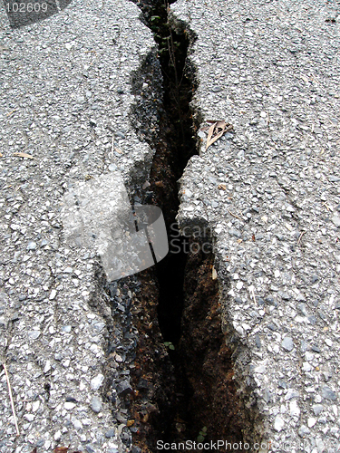 Image of Road crack