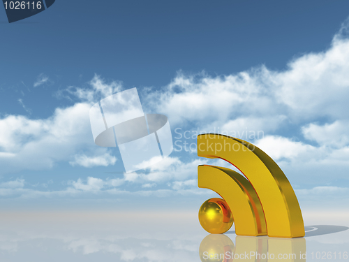 Image of rss symbol