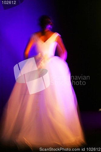 Image of Runway bridal model (blurred)