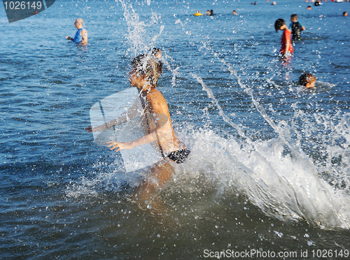 Image of Swimming in lake Kinneret