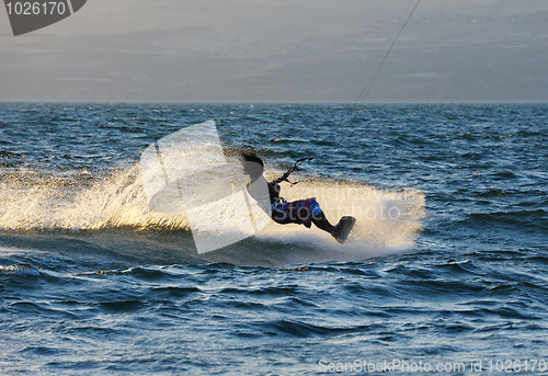Image of Sky-surfing on lake Kinneret