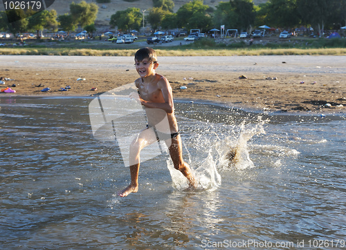 Image of Swimming in lake Kinneret