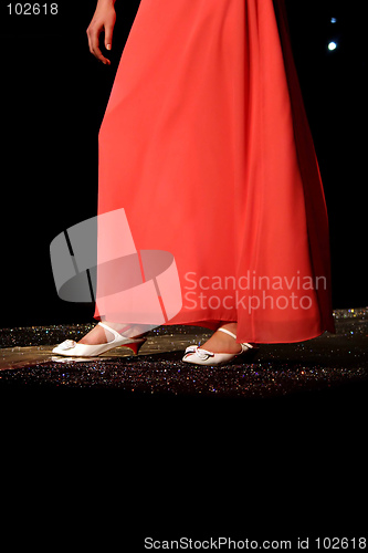 Image of Model on the runway
