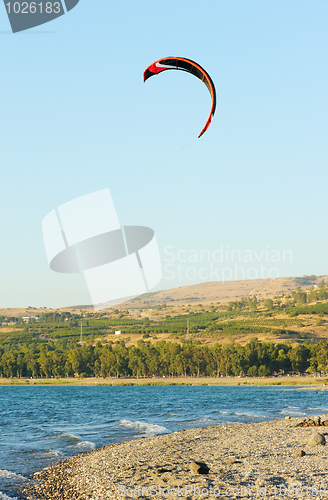 Image of Sky-surfing on lake Kinneret