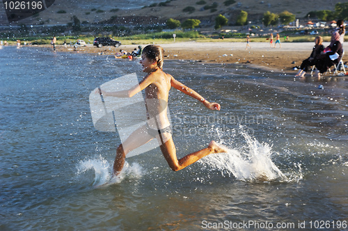 Image of Swimming in lake Kinneret