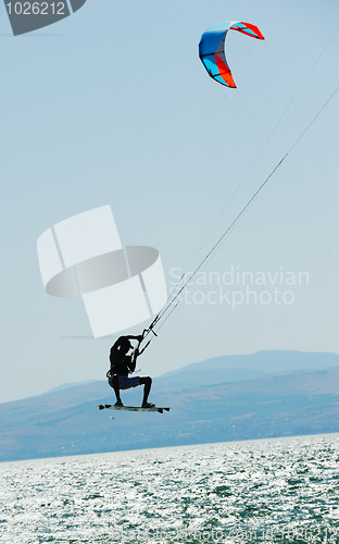 Image of Sky-surfing on lake Kinneret