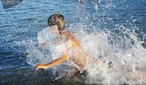 Image of Swimming in lake Kinneret