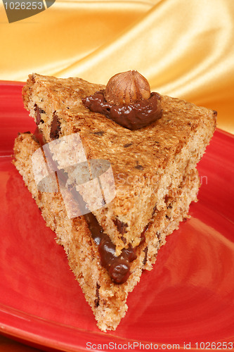 Image of Hazelnut and chocolate cake