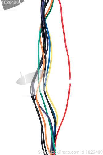 Image of Cable with red wire broken