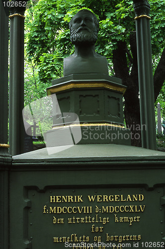 Image of The grave of Henrik Wergeland