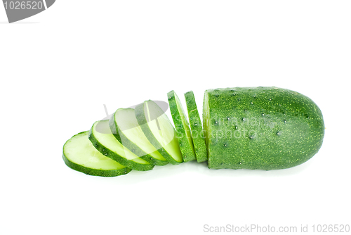 Image of Sliced cucumber