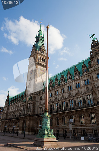 Image of Hamburg Rathaus (City Hall) in Germany