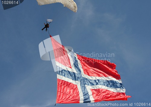 Image of Flag in the air
