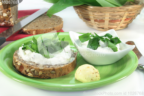 Image of Wild garlic curd