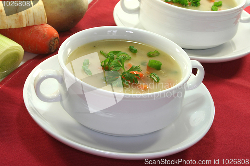 Image of Cream of potato soup