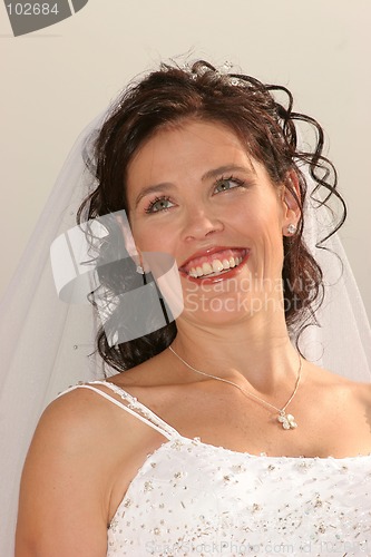 Image of Wedding Bride Smiling