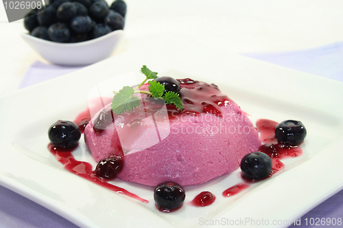 Image of Blueberry dessert