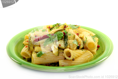 Image of Tortiglione with fiery chili zucchini