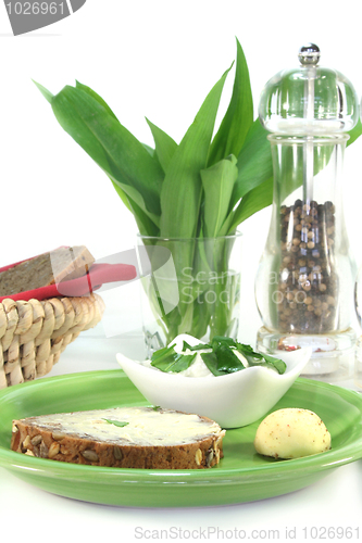 Image of Wild garlic curd