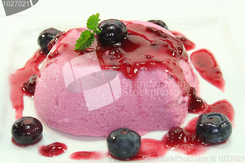 Image of Blueberry dessert