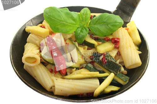 Image of Tortiglione with fiery chili zucchini